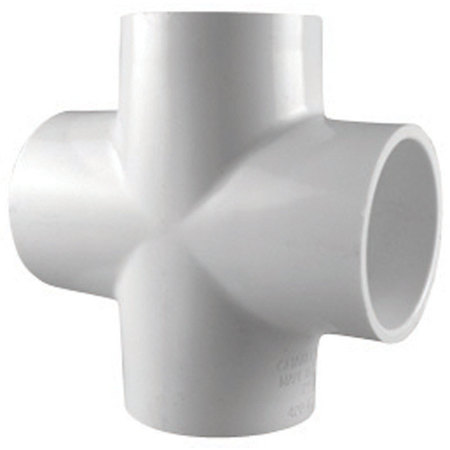 CHARLOTTE PIPE AND FOUNDRY CROSS SCH40 PVC 1.5""SLIP PVC 02410 1200